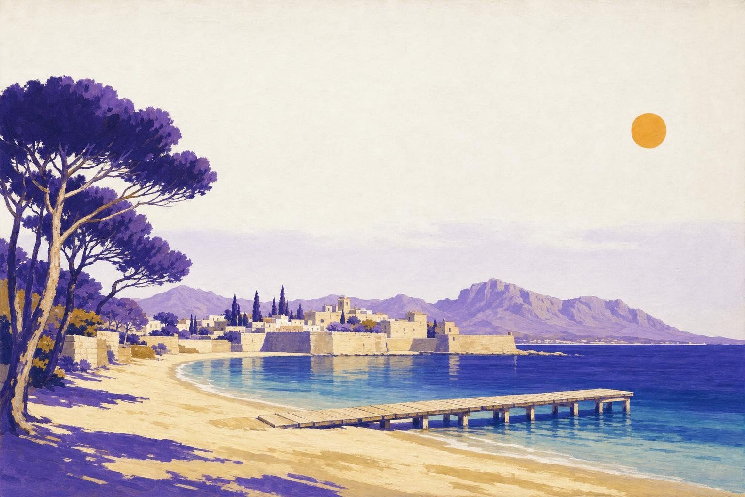 Alcudia historic walled city and pristine bay beaches - Northern Mallorca airport transfer destination